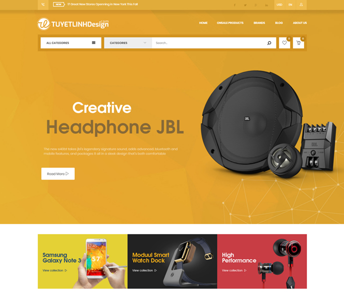 Mẫu website thương mại điện tử - WDTMDT - 17